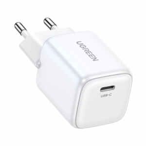 Hišni polnilec 100-240V => 1x USB-C 20W GaN II PD 3.0 Nexode Ugreen CD318 bel (15324)