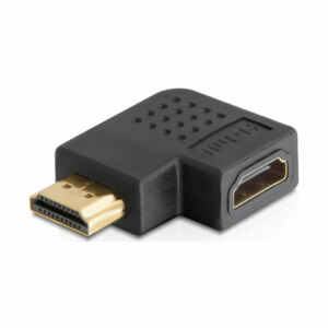 Adapter HDMI (m) => HDMI (ž) Delock 19-pin kotni desni