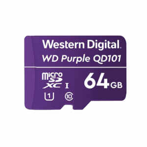 Spominska kartica SDXC-Micro 64GB WD Purple 80MB/s U1 UHS-I (WDD064G1P0C)