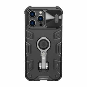 Ovitek Nillkin CamShield Armor Pro case za mobilni telefon iPhone 14 Pro Max (black)