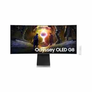 Monitor Samsung 86,4 cm (34,0") S34DG850SU 3440x1440 Curved Gaming Tizen 175Hz OLED 0,03ms 2xHDMI DisplayPort 2xUSB3.0 HAS Zvočniki 2x10W  DCI-P3-99% FreeSync Premium PRO BT WiFi HDR10+