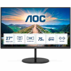 Monitor AOC 68,5 cm (27,0") Q27V4EA 2560x1440 75Hz IPS 4ms HDMI DisplayPort  zvočniki 3H sRGB104%
