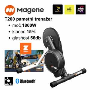 Magene T200 pametni trenažer 1800W klanec 15% glasnost 56dB