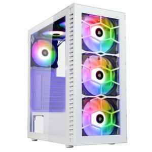 Ohišje Kolink OBSERVATORY HF GLASS MidiATX - bela ARGB