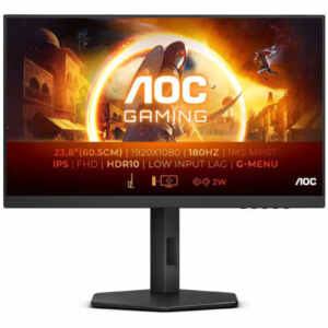 Monitor AOC 60,5 cm (23,8") 24G4X 1920x1080 Gaming 180Hz IPS 0,5ms DVI 2xHDMI DisplayPort Pivot Zvočniki  sRGB130% G-Sync Compatible HDR10