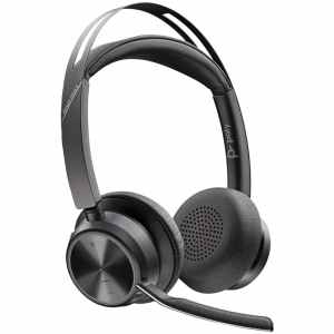 Slušalke brezžične HP naglavne z mikrofonom USB - Voyager Focus 2 črna (76U46AA)