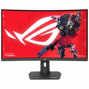 Monitor Asus 80 cm (31,5") XG32WCS 2560x1440 Curved Gaming 180Hz Fast-VA 1ms HDMI DisplayPort USB-C 7,5W USB-C-Out HAS  DCI-P3-90% FreeSync HDR10 ROG Strix