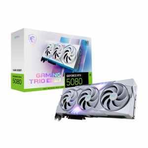Grafična kartica nVidia RTX5080 MSI Gaming Trio OC bela - 16GB GDDR7 (V531-045R)