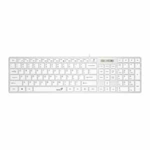Tipkovnica USB Genius Slim 126 SLO | bela 126 tipk (31310017414)