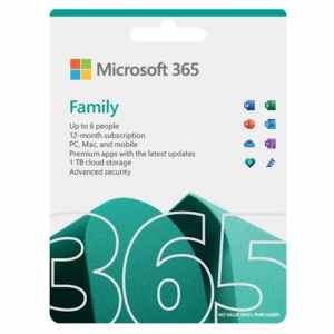 Microsoft 365 Family FPP SLO 32/64bit - 1 letna naročnina do 6 uporabnikov (lahko tudi Mac in tablico)