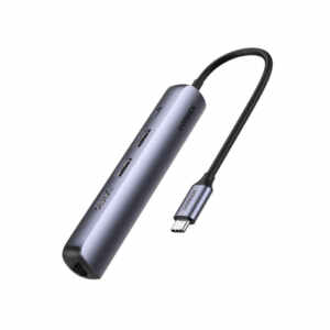 Priklopna postaja USB-C => 2x USB 3.0 tip A 1x HDMI 4K@60Hz 1x RJ45 1x USB-C PD 100W Ugreen CM418