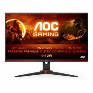 Monitor AOC 68,6 cm (27,0") 27G2SPAE 1920x1080 Gaming 165Hz IPS 1ms VGA 2xHDMI DisplayPort Zvočniki  G2 Series