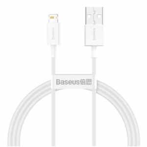 Kabel Baseus USB-A => Apple Lightning Superior Series 480MB/s 2.4A 1,00m bel (CALYS-A02)