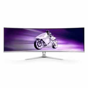 Monitor Philips 124,5 cm (49,0") 49M2C8900 5120x1440 Curved Gaming 240Hz QD-OLED 0,03ms 2xHDMI DisplayPort USB-C 90W 4xUSB3.2 HAS Zvočniki 4x7,5W  2H DCI-P3-99% FreeSync Premium PRO G-Sync Compatible