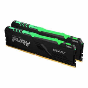 DDR4 16GB 3200MHz CL16 KIT (2x 8GB) Kingston RGB Fury Beast XMP2.0 1,35V Gaming črna (KF432C16BBAK2/16)
