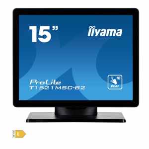 Monitor touch Iiyama 38,1 cm (15,0") T1521MSC-B2 1024x768 POS TN 8ms VGA HDMI USB Zvočniki  7H ProLite interaktivni monitor