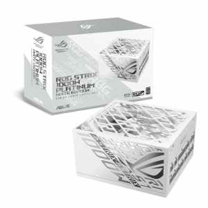 Napajalnik - 1000W Asus ROG STRIX 80Plus Platinum 92% ATX 3.1 (Gen5) Modular 120mm bela (90YE00W4-B0NA00)