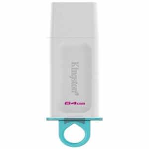 Spominski ključek 64GB USB 3.2 Kingston Data Traveler Exodia 200MB/s 60MB/s plastičen s pokrovčkom bel (DTX/64GB)