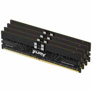 DDR5 128GB 5600MHz CL36 KIT (4x32GB) Kingston Fury Renegade Pro XMP3.0 1,25V črna (KF556R36RBK4-128)