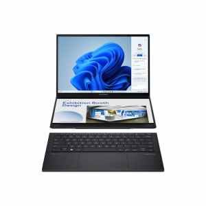 Prenosnik Asus 2x 35,5 cm (14,0") Zenbook Duo 14 OLED 2880x1800 OLED na dotik 500nit 120Hz Ultra 7-155H/32GB/SSD1TB/BL/Pisalo/Intel Arc/Win11Home (90NB12U1-M00JX0)