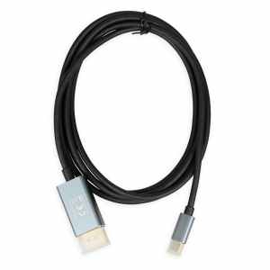 Kabel USB-C => DisplayPort 1.2 1,80m UHD 4K@60HZ črn iBOX (ITVCDP4K)
