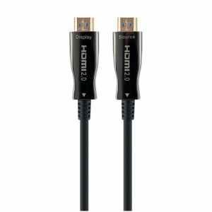 KABEL HDMI/HDMI M/M 10,0m Cablexpert AOC optični pozlačeni kontakti V2,0 UHD 4K z ethernet (CCBP-HDMI-AOC-10M)