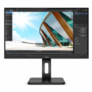 Monitor AOC 60,5 cm (23,8") 24P2Q 1920x1080 75Hz IPS 4ms VGA DVI HDMI DisplayPort 4xUSB3.2 Pivot Zvočniki  3H sRGB107%