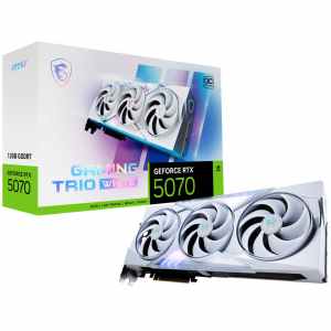 Grafična kartica nVidia RTX5070 MSI Gaming Trio OC bela - 12GB GDDR7 (V532-021R)