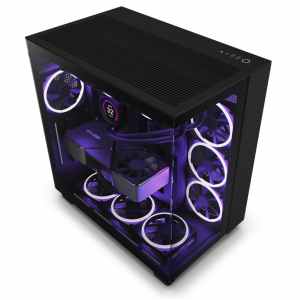 Ohišje NZXT H9 Flow MidiATX - črna