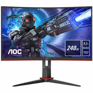 Monitor AOC 81,3 cm (32,0") C32G2ZE 1920x1080 Curved Gaming 240Hz VA 0,5ms 2xHDMI DisplayPort  3H sRGB123% FreeSync Premium Delta E<2 calibration