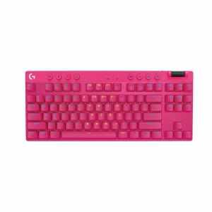 Gaming Tipkovnica brezžična Logitech G PRO X TKL LIGHTSPEED US | SLO gravura roza RGB (920-012159)