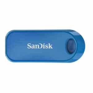 Spominski ključek 32GB USB 2.0 Sandisk Cruzer SNAP - plastičen/drsni/moder (SDCZ62-032G-G35B)