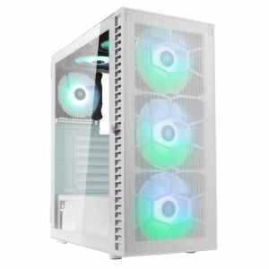 Ohišje Kolink OBSERVATORY HF MESH MidiATX - bela ARGB