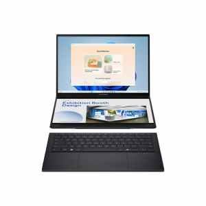 Prenosnik Asus 2x 35,5 cm (14,0") Zenbook Duo 14 OLED 2880x1800 OLED na dotik 500nit 120Hz Ultra 9-285H/32GB/SSD2TB/BL/Intel Arc/Win11Home (90NB14X1-M00B70)