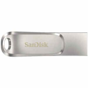 Spominski ključek 64GB USB3.1/USB-C Sandisk Ultra Dual 150MB/s 50MB/s kovinski duo srebrn (SDDDC4-064G-G46)