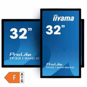 Monitor touch Iiyama 80 cm (31,5") TF3215MC-B2AG 1920x1080 Kiosk 24/7 VA 8ms VGA HDMI DisplayPort USB pokončno/ležeče  6H ProLite interaktivni monitor 30 točkovni
