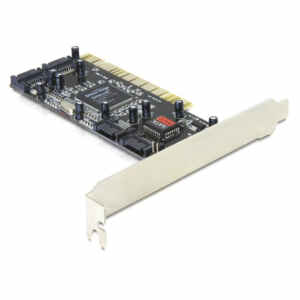 Kontroler PCI => 4x SATA (1,5Gb/s) Delock 70154, Raid 0,1 (70154)