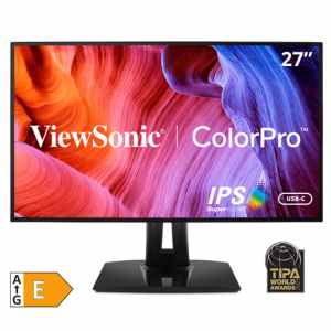 Monitor Viewsonic 68,6 cm (27,0") VP2768A 2560x1440 grafično oblikovanje IPS 5ms HDMI DisplayPort USB-C DP-Out 3xUSB3.2 Pivot  3H sRGB100% RJ45 ColorProl