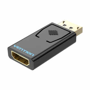 Adapter DisplayPort (m) => HDMI (ž) Vention z zaklepom 1080P HD črn (HBKB0)