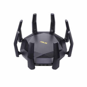 Usmerjevalnik brezžični Asus RT-AX89X WiFi6 802.11ax AX6000 4804Mbit/s MU-MIMO OFDMA MESH dualband 3G/4G USB dongle 8xLAN 1xLAN/WAN10GB 1xSFP+ (90IG04J1-BM3010)