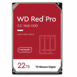 Trdi disk 22TB WD WD221KFGX - Red PRO 512MB - primeren za snemalnike 24/7 (WD221KFGX)