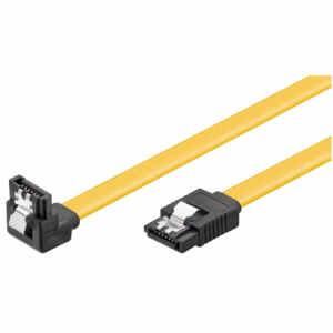 KABEL SATA/SATA 90° moški 0,3m z zatičem Goobay (95018)