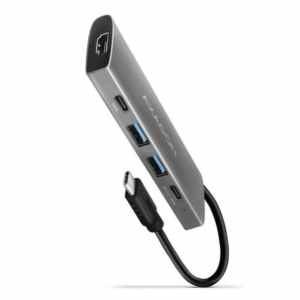 Priklopna postaja USB-C => AXAGON HMC-5G HDMI 2xUSB-A 10Gb 2xUSB-C 60W - (HMC-5G2)