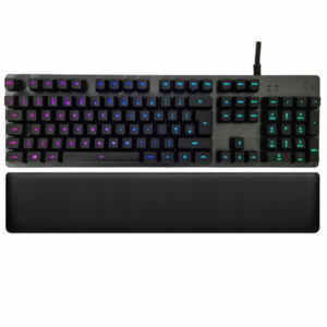 Gaming Tipkovnica Žična Logitech G513 karbon GX Blue (Clicky) US international | SLO gravura črna RGB (920-008934)