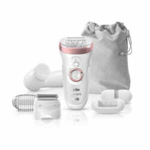 Braun Silk-épil 9 SensoSmart 9/880 40 tweezers Rose gold, White