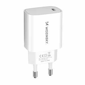 Hišni polnilec 100-240V => 1x USB-C 20W PD3.0 QC3.0 Wozinsky (WGWCCW)