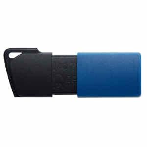 Spominski ključek 64GB USB 3.2 Kingston Data Traveler Exodia M 200MB/s 60MB/s plastičen izvlečni črno-moder (DTXM/64GB)