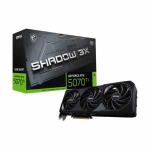 Grafična kartica nVidia RTX5070Ti MSI SHADOW 3X OC - 16GB GDDR7 (G507T-16S3C)