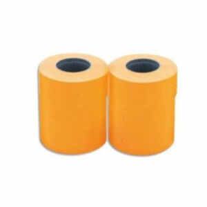 Apli Nalepke za numerator 26x16, oranž,odstr. 6x1000 kos, dvoredne, zaokrožene