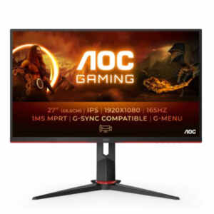 Monitor AOC 68,6 cm (27,0") 27G2SPU/BK 1920x1080 Gaming 165Hz IPS 1ms VGA 2xHDMI DisplayPort 4xUSB3.2 Pivot  FreeSync Premium